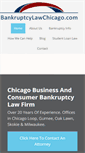 Mobile Screenshot of bankruptcylawchicago.com