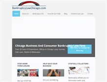Tablet Screenshot of bankruptcylawchicago.com